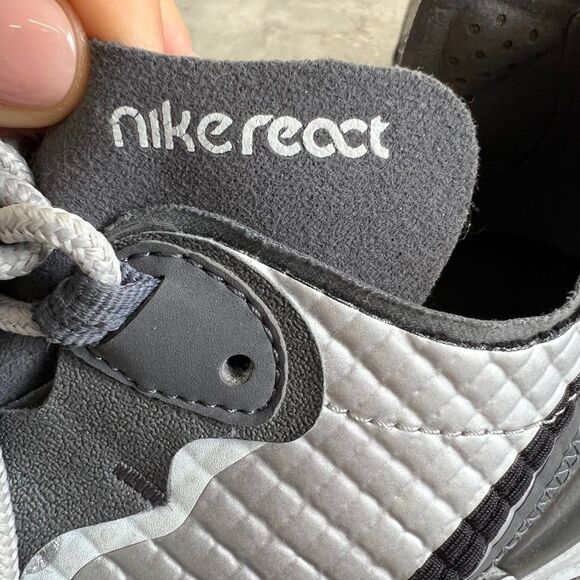 Nike React CI3835-001 Element 55 Silver Black Sneakers Shoes Womens Size 7.5 - Picture 7 of 10